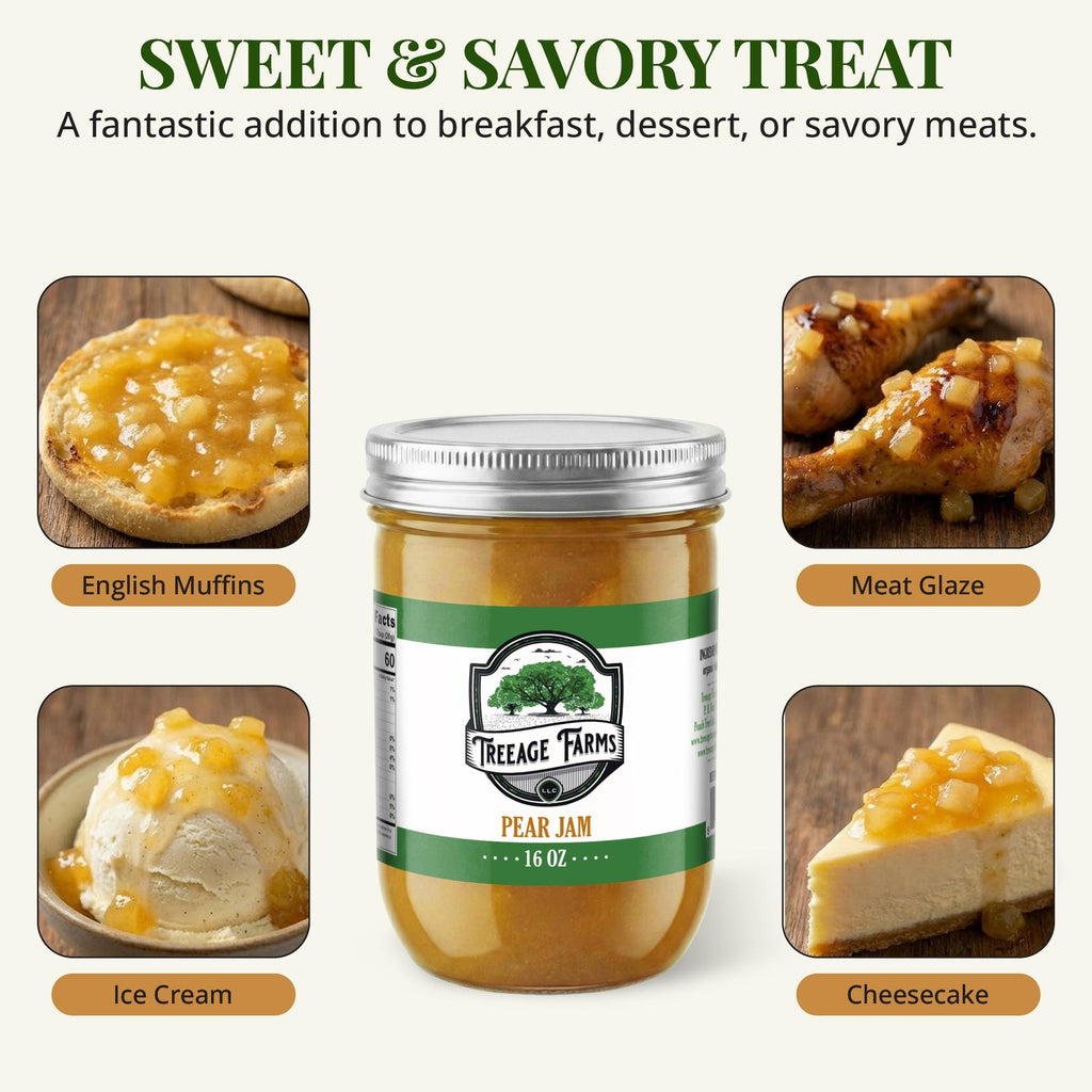 Treeage Farms Pear Jam Duo 16 oz (2-Pack)