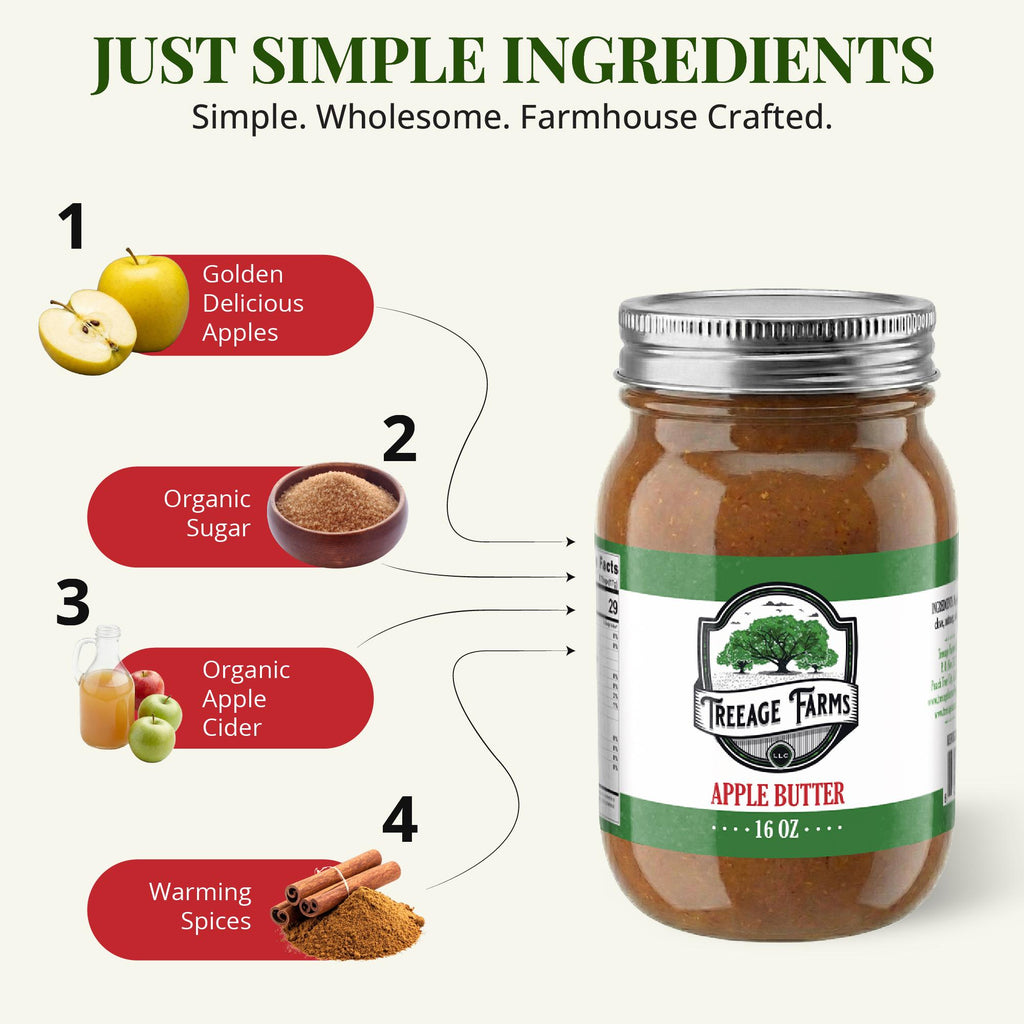 Treeage Farms Apple Butter Duo 16 oz – (2-Pack)
