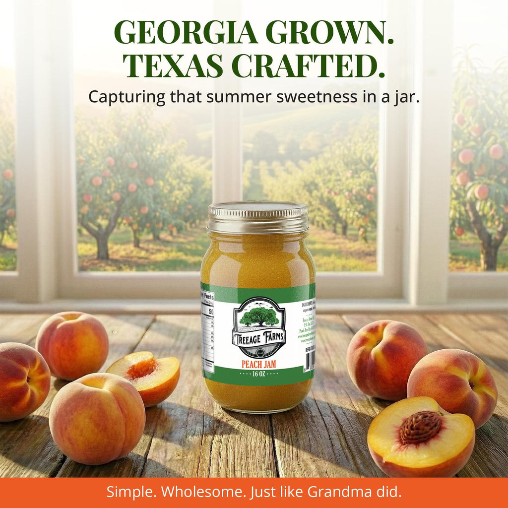 Treeage Farms Peach Jam Duo 16 oz (2-Pack)