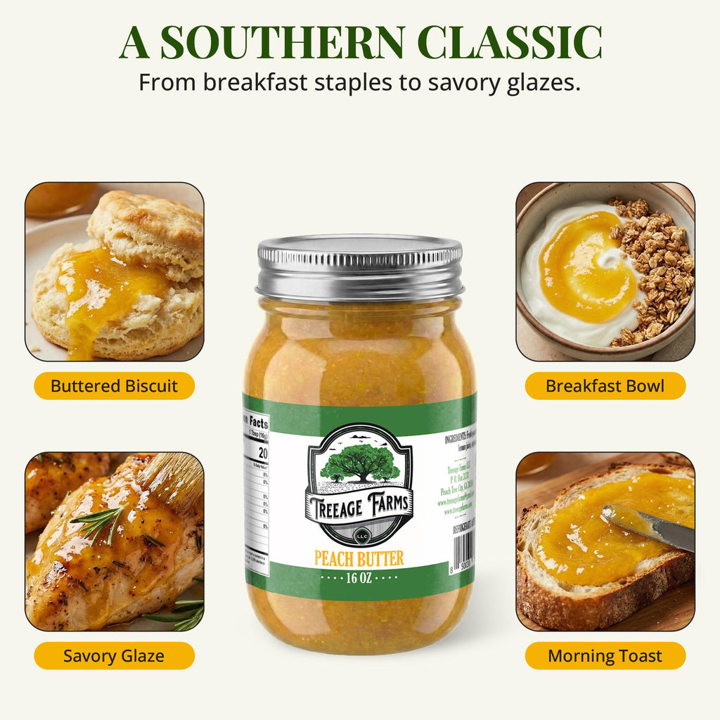 Treeage Farms Peach Butter Duo 16 oz (2-Pack)