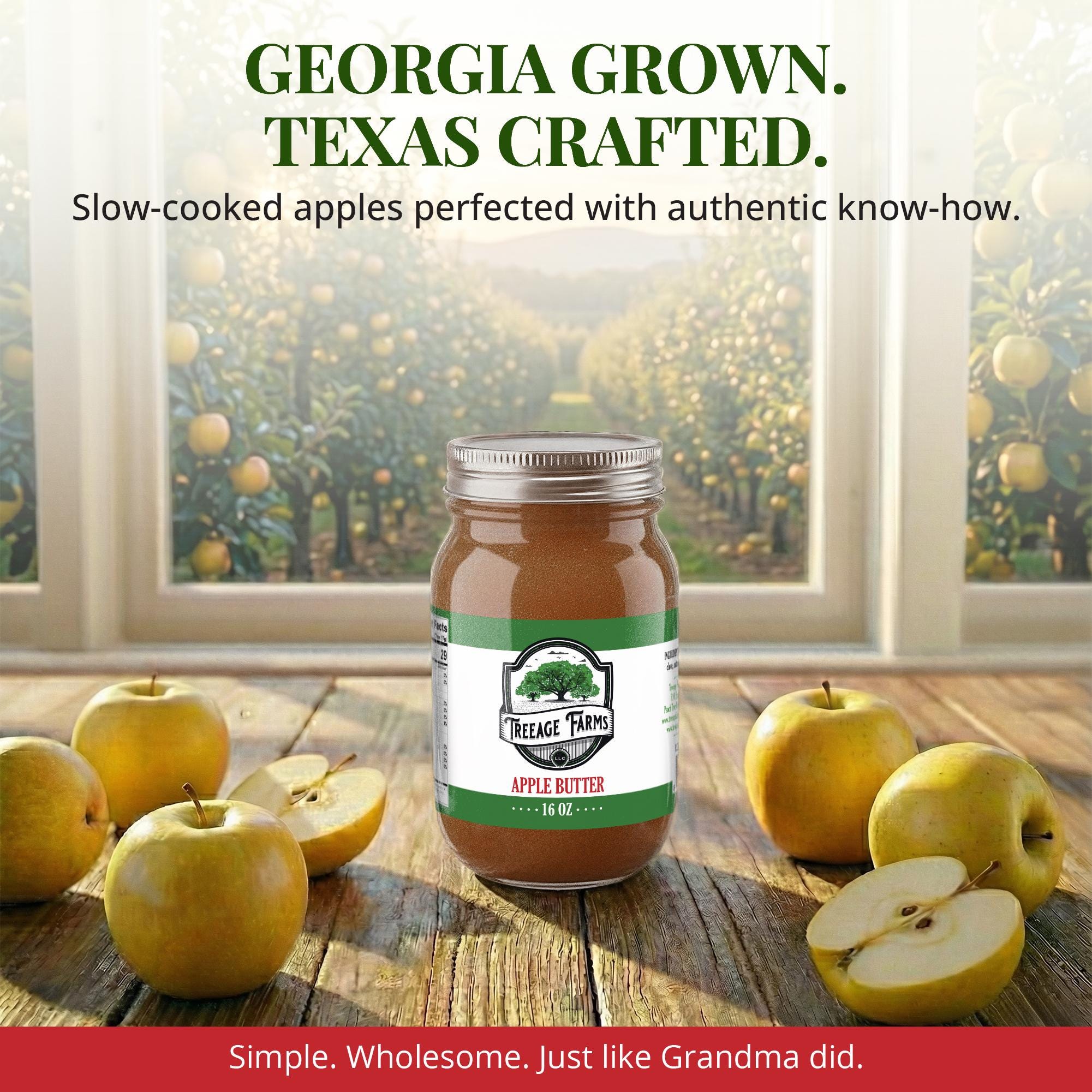 Treeage Farms Apple Butter Duo 16 oz – (2-Pack)