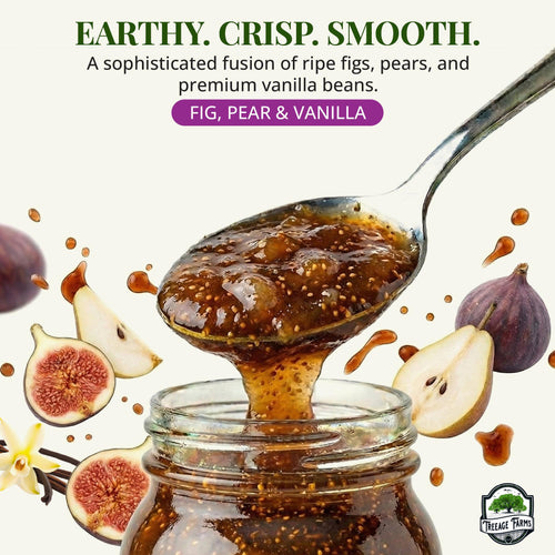 Treeage Farms Fig, Pear & Vanilla Jam 16 oz – Small Batch Southern Preserves