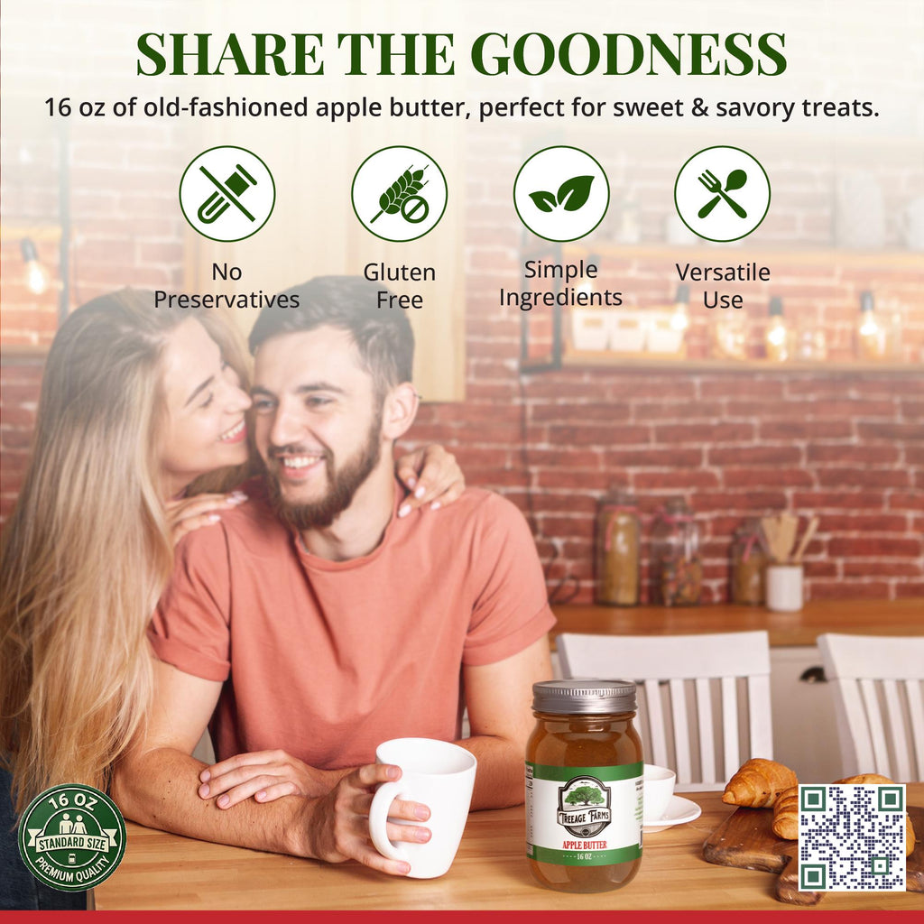 Treeage Farms Apple Butter Duo 16 oz – (2-Pack)