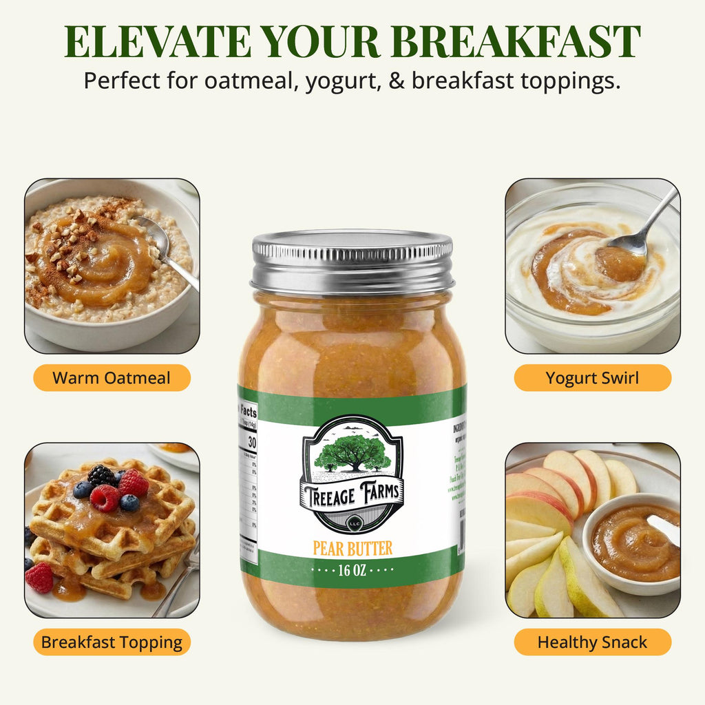 Treeage Farms Pear Butter Duo 16 oz (2-Pack)