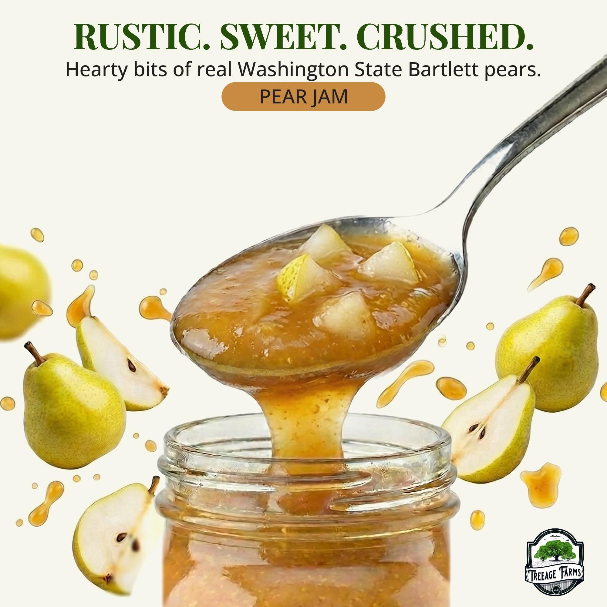Treeage Farms Pear Jam Duo 16 oz (2-Pack)