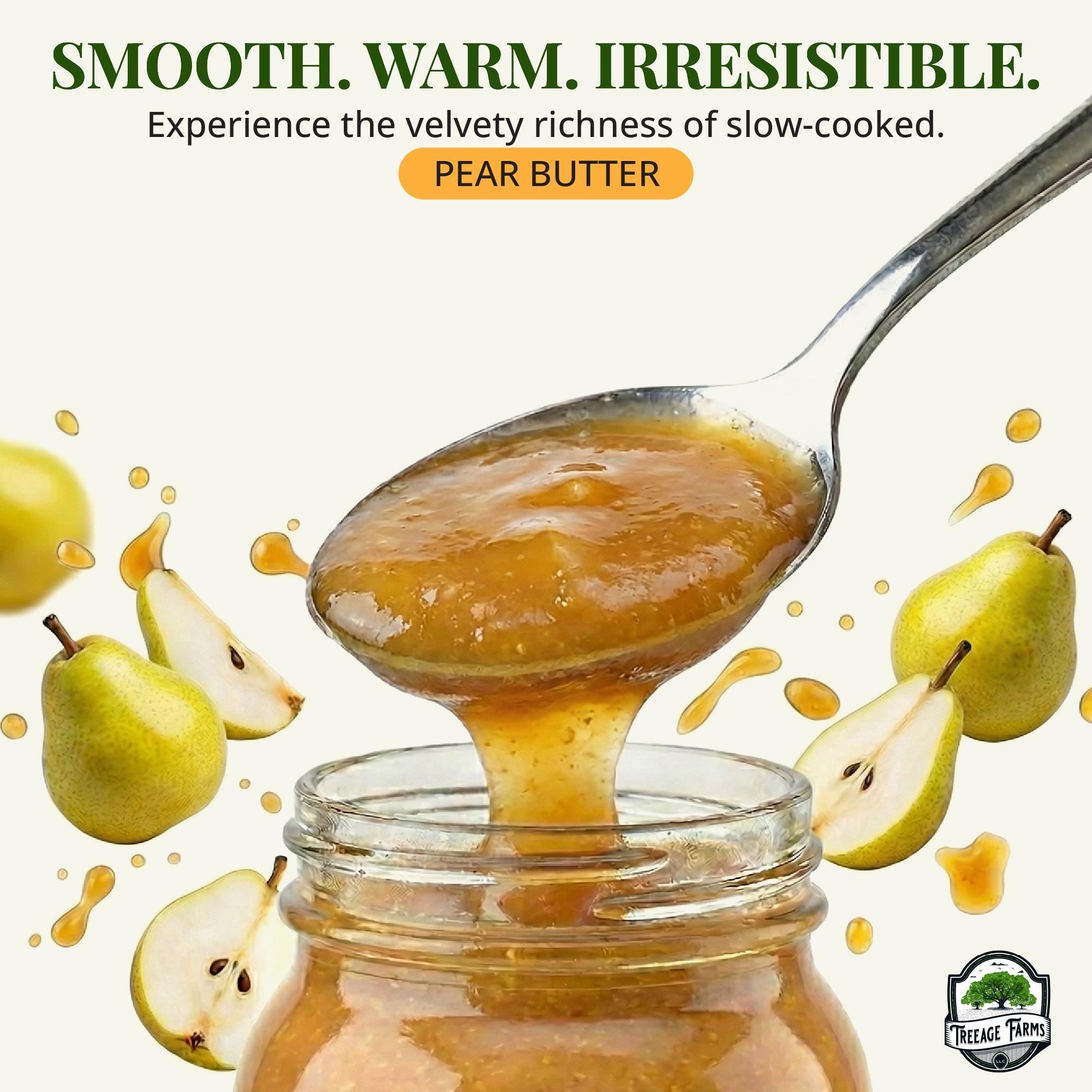 Treeage Farms Pear Butter Duo 16 oz (2-Pack)